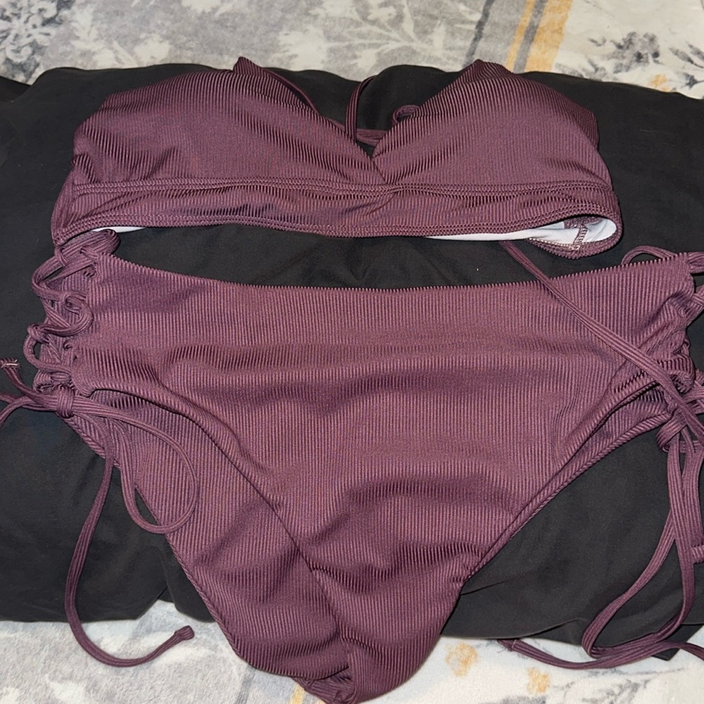 High waisted bikini set